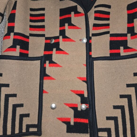 Rare Vintage Pendleton Potlatch Blanket Reversible Coat - Picture 8 of 12